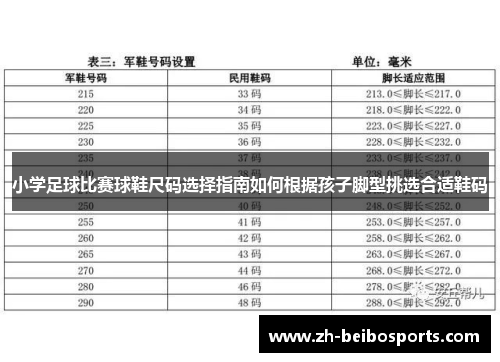 小学足球比赛球鞋尺码选择指南如何根据孩子脚型挑选合适鞋码